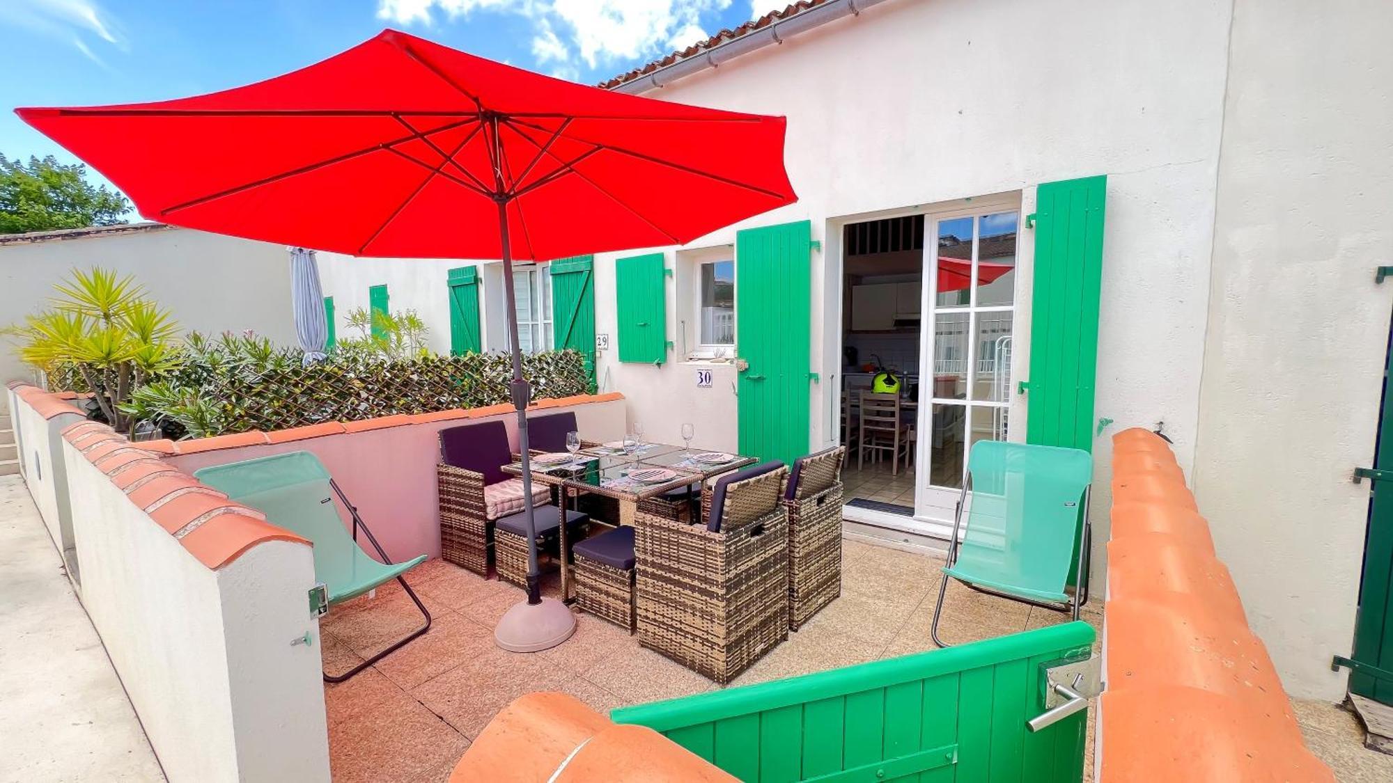 Jolie Maison A Etage En Residence Avec Piscine Saint-Martin-de-Re Ngoại thất bức ảnh